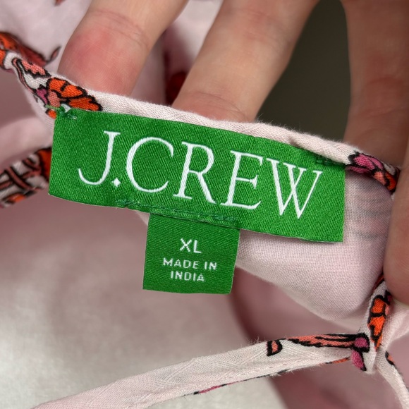 JCrew Soft Gauze Cotton Tiered Beach Dress Size XL - Picture 5 of 6